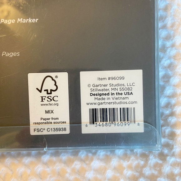 Brown Tan Vegan Leather Journal Set New in the Box Gift Set - Picture 5 of 8